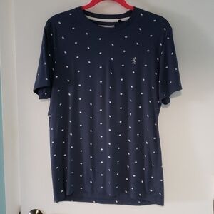 Original Penguin Football Print T Shirt